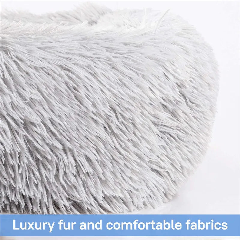 CloudNine Square Calming Dog Bed – Ultra-Soft Washable Plush