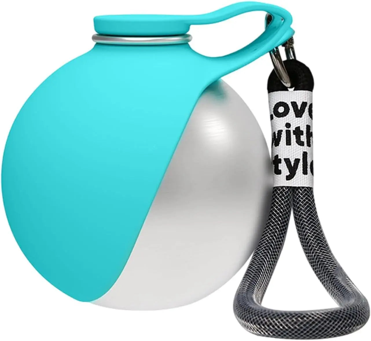 Ultimate Path-Pet Kit: 304 Stainless Steel Kettle + Hook & Foldable Travel Bowl