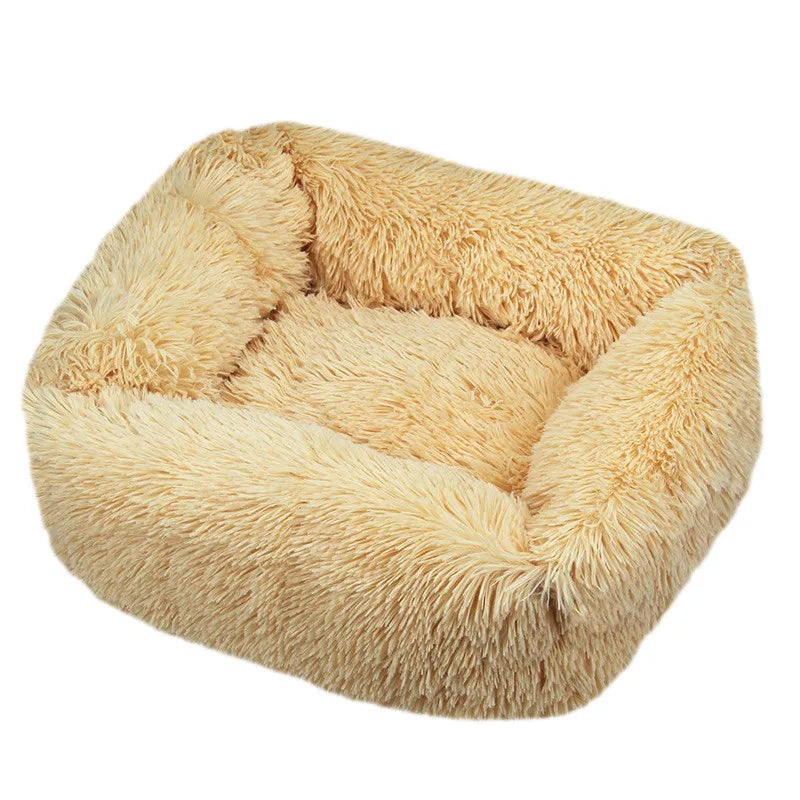 CloudNine Square Calming Dog Bed – Ultra-Soft Washable Plush
