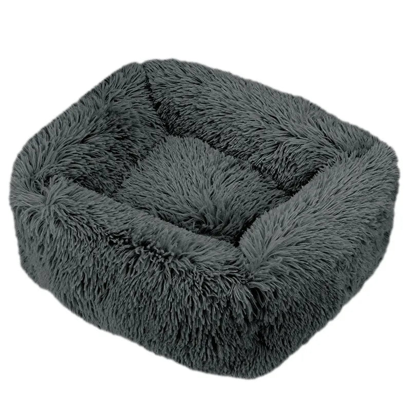 CloudNine Square Calming Dog Bed – Ultra-Soft Washable Plush