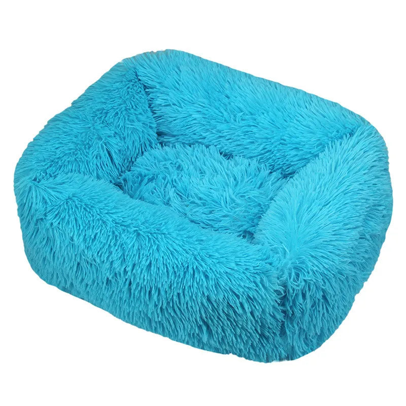 CloudNine Square Calming Dog Bed – Ultra-Soft Washable Plush