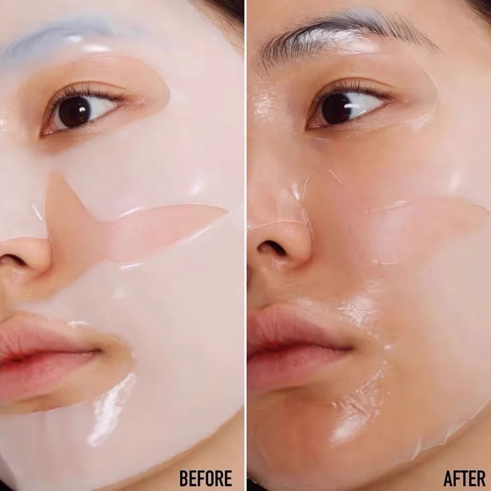 10pk Korean Collagen Firming Masks | Anti-Aging & Deep Glow Formula