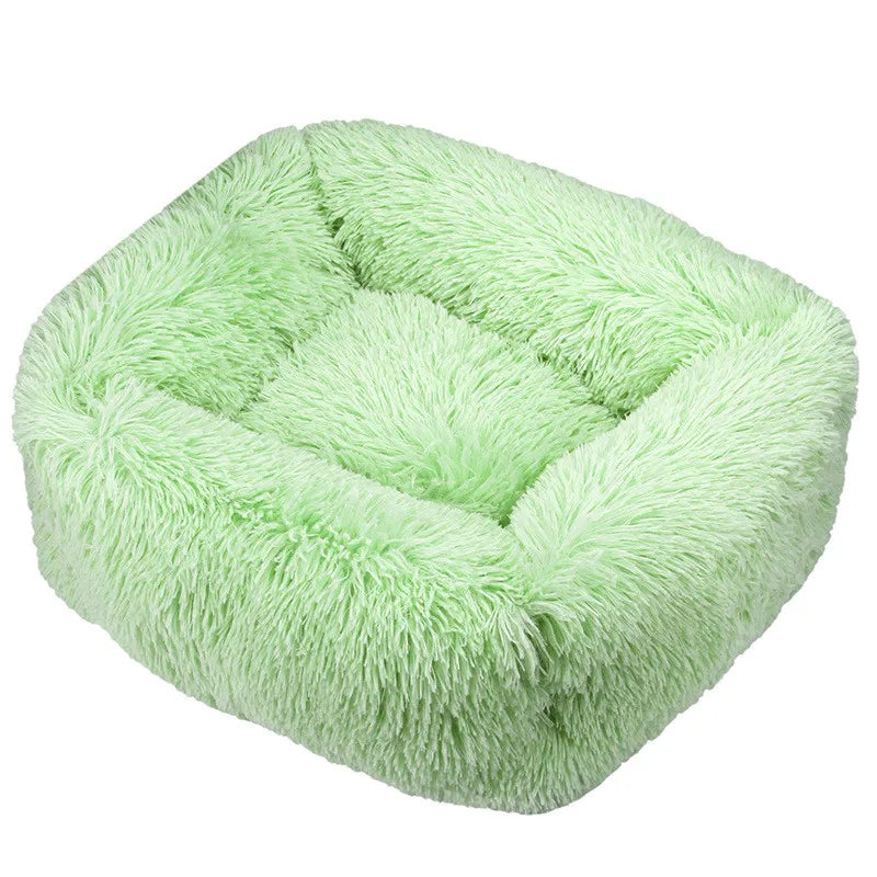 CloudNine Square Calming Dog Bed – Ultra-Soft Washable Plush