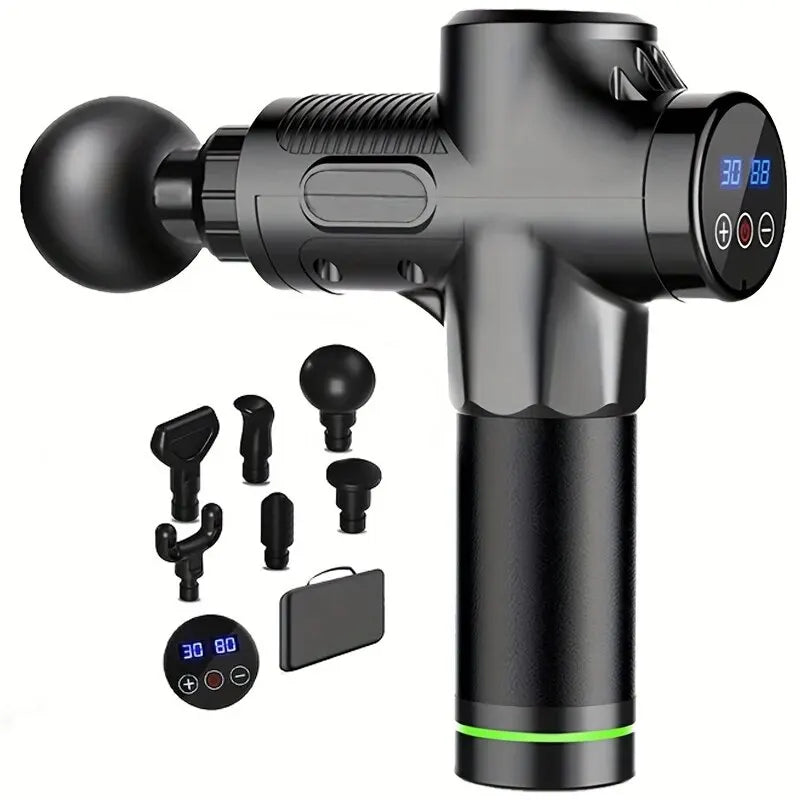 Feel Relief in 60 Seconds — Portable Deep Muscle Massage Gun for Full Body Recovery