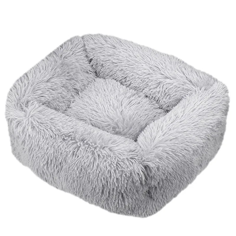 CloudNine Square Calming Dog Bed – Ultra-Soft Washable Plush
