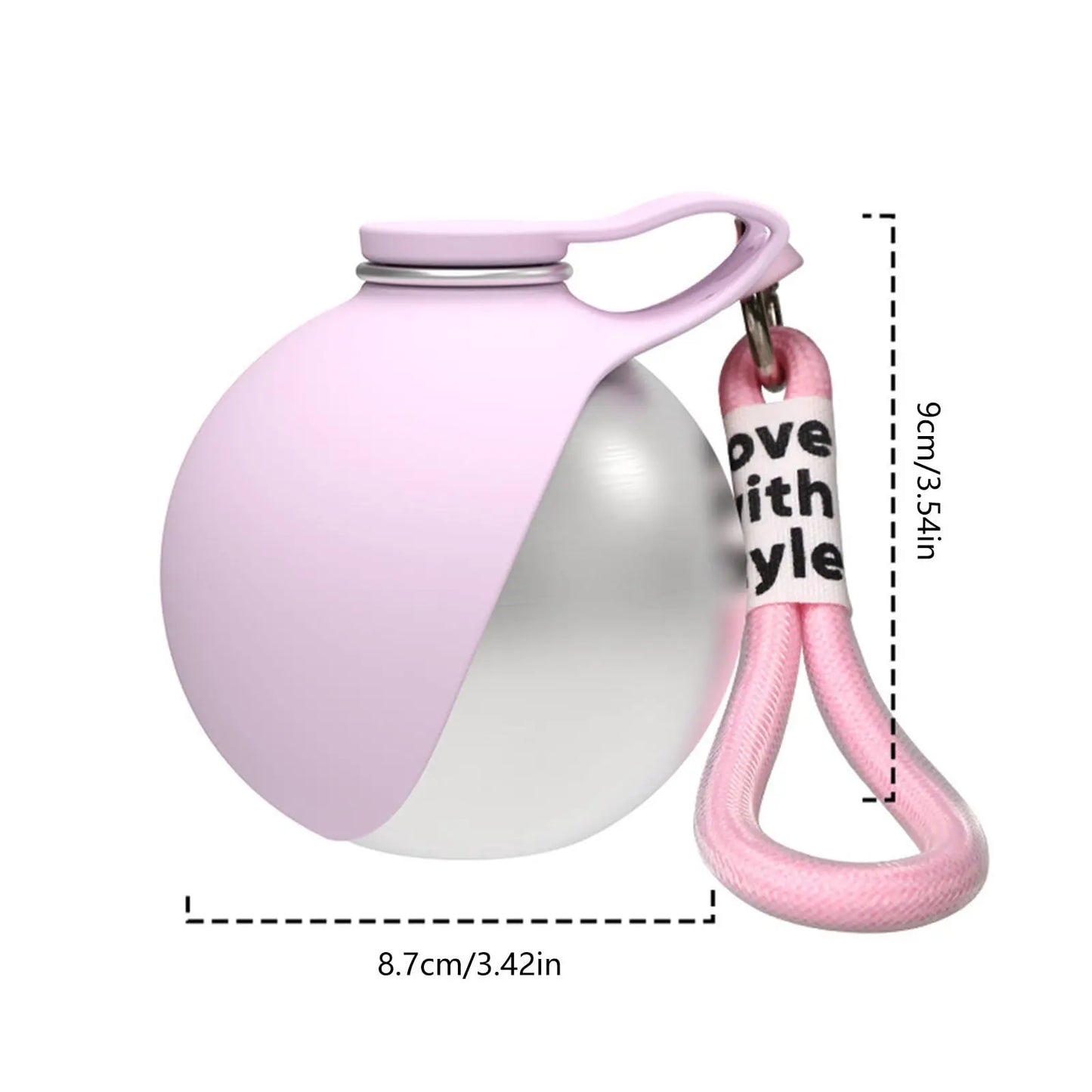 Ultimate Path-Pet Kit: 304 Stainless Steel Kettle + Hook & Foldable Travel Bowl