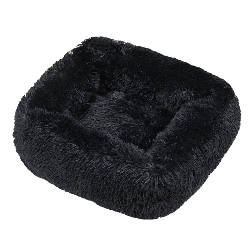 CloudNine Square Calming Dog Bed – Ultra-Soft Washable Plush