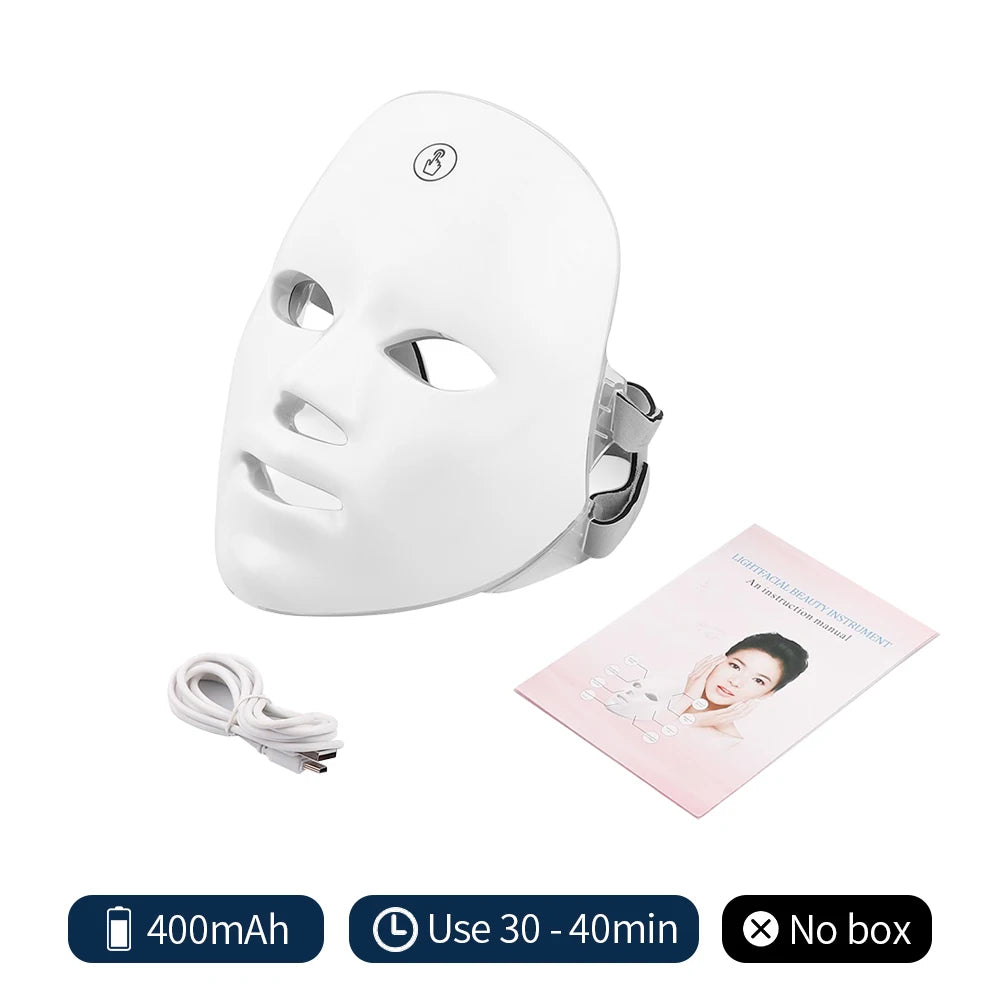 7-Color Radiance Mask | Rechargeable LED Therapy for Instant Lift & Glow