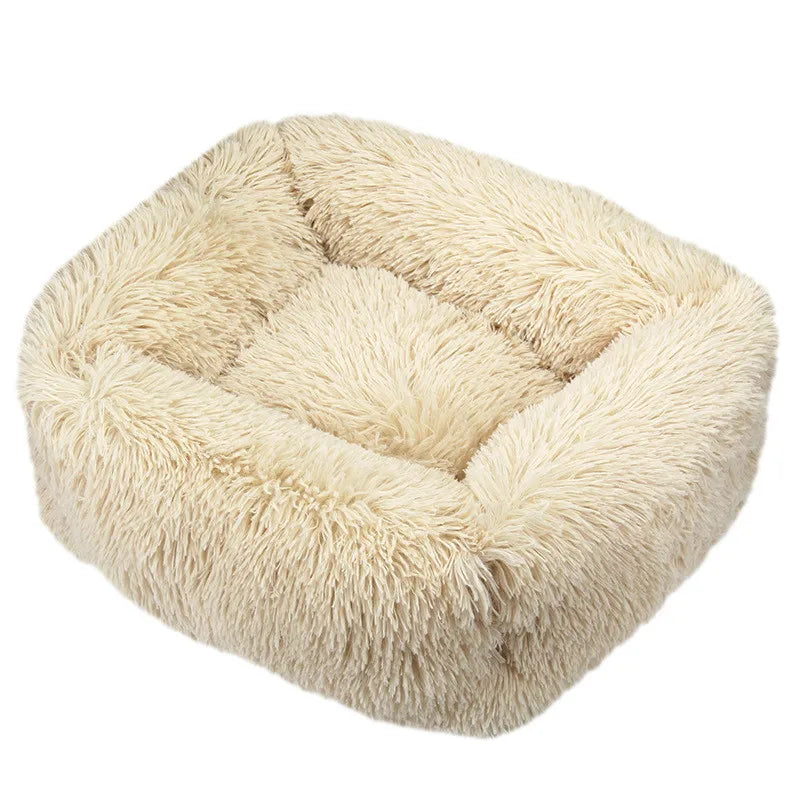 CloudNine Square Calming Dog Bed – Ultra-Soft Washable Plush