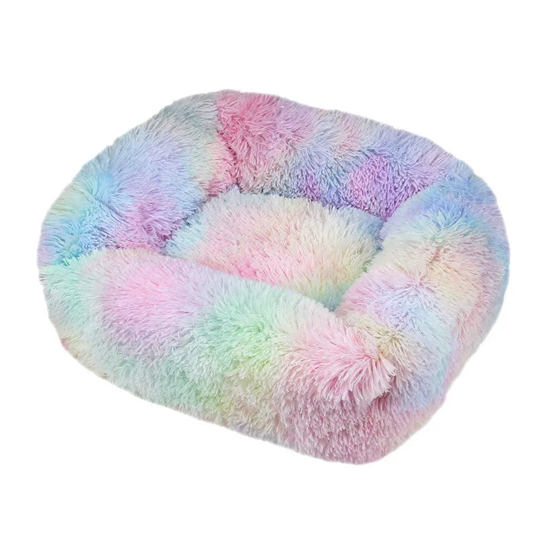 CloudNine Square Calming Dog Bed – Ultra-Soft Washable Plush