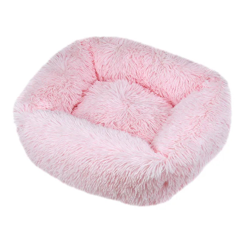 CloudNine Square Calming Dog Bed – Ultra-Soft Washable Plush