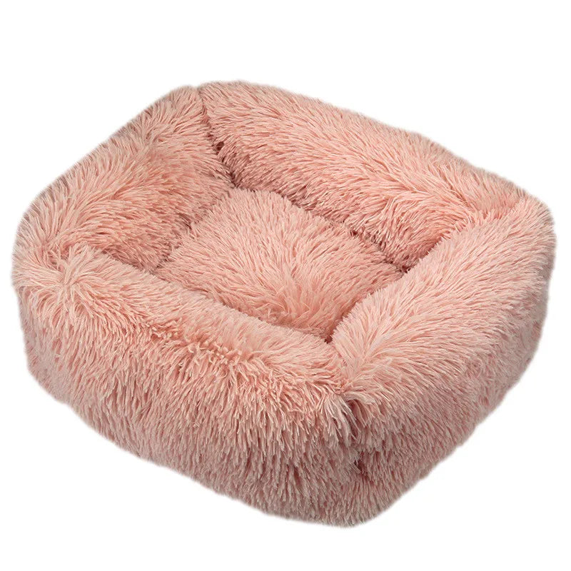 CloudNine Square Calming Dog Bed – Ultra-Soft Washable Plush