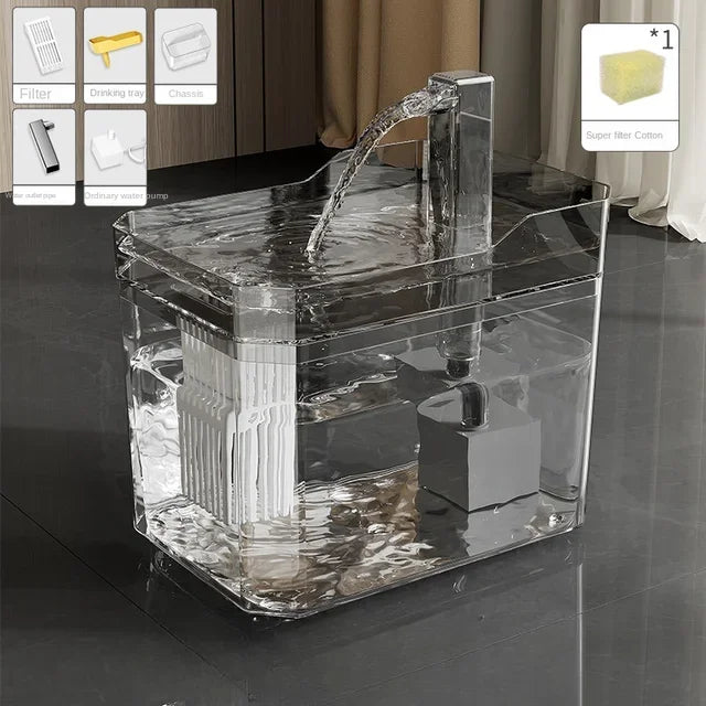 Automatic Cat Water Fountain with Filter & Smart Pump