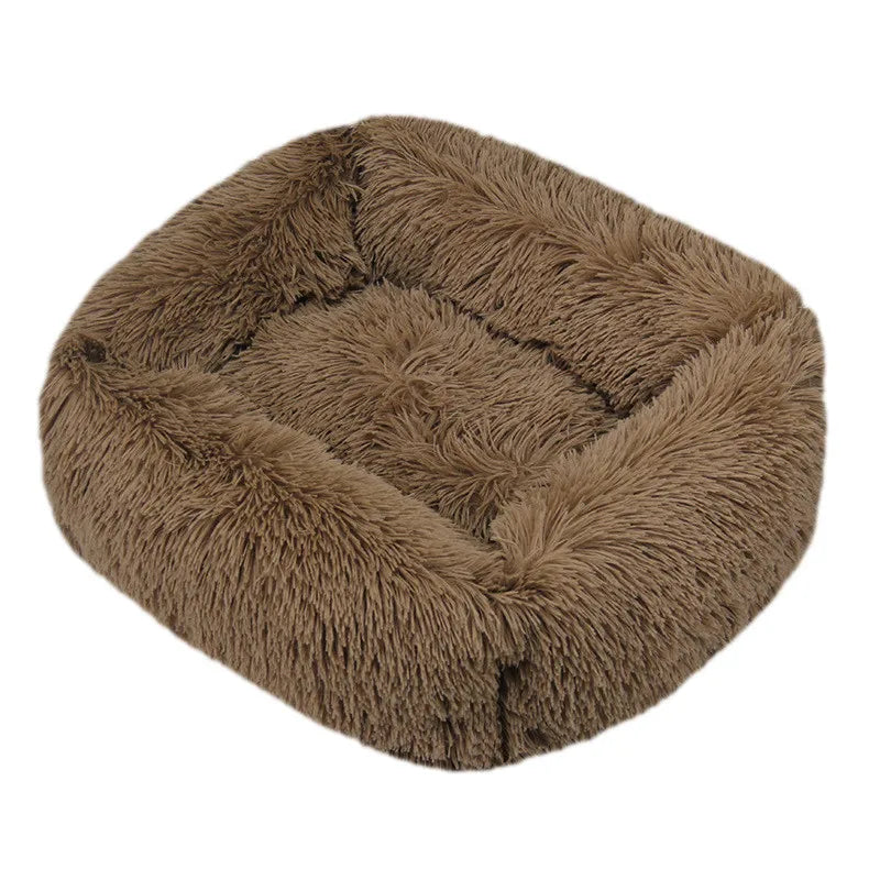CloudNine Square Calming Dog Bed – Ultra-Soft Washable Plush