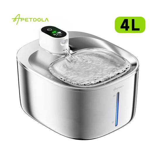 APETDOLA 4L Wireless Cat Water Fountain with Motion Sensor