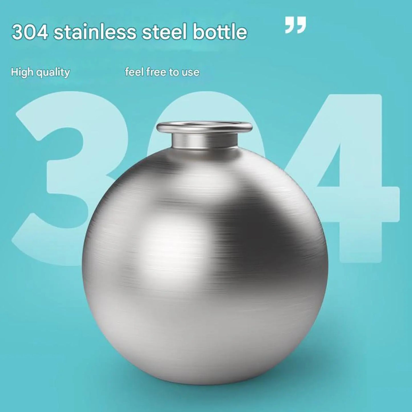 Ultimate Path-Pet Kit: 304 Stainless Steel Kettle + Hook & Foldable Travel Bowl