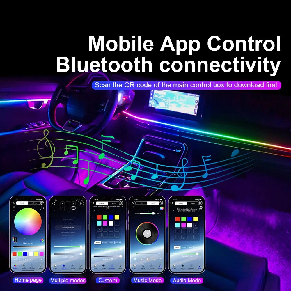 18-in-1 RGB Symphony Car Ambient Lighting Kit