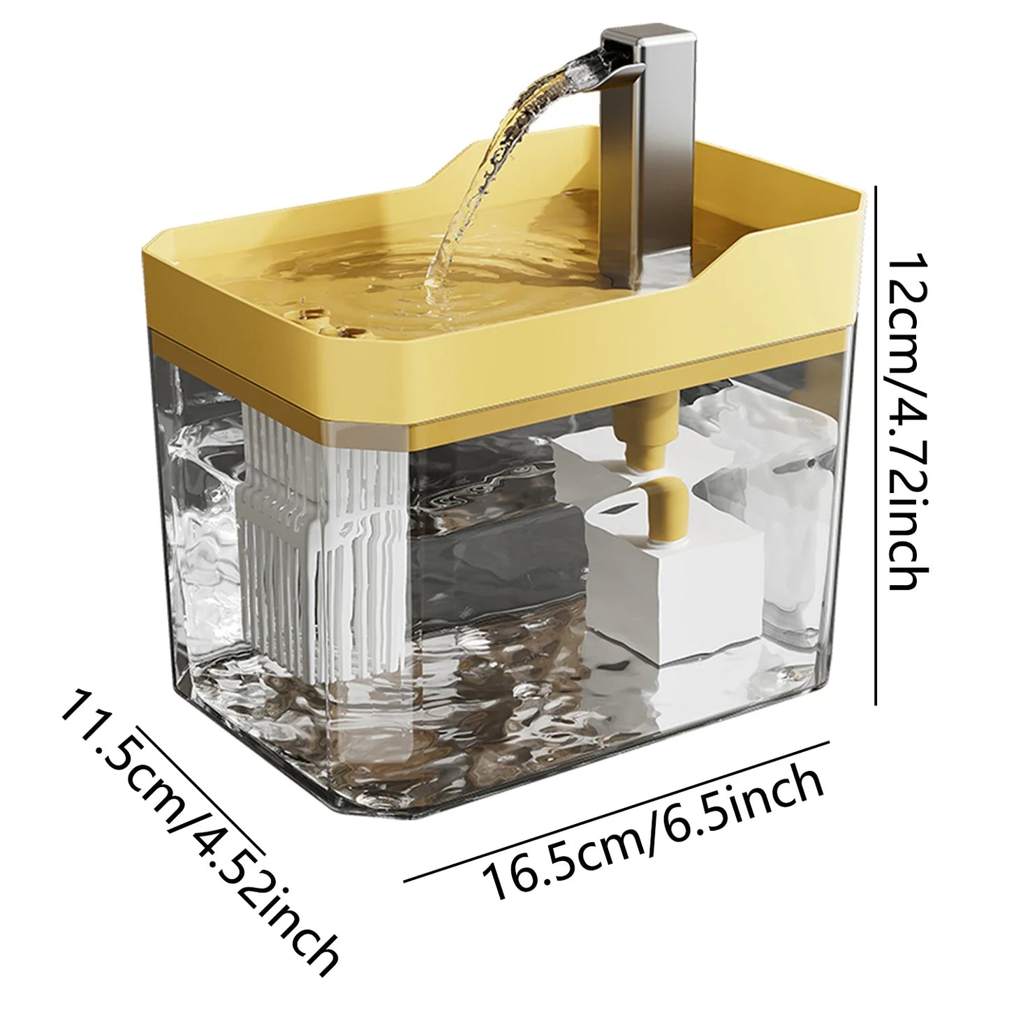 Automatic Cat Water Fountain with Filter & Smart Pump