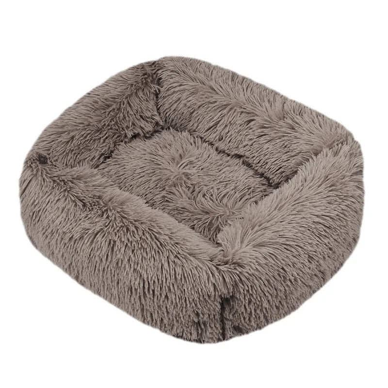 CloudNine Square Calming Dog Bed – Ultra-Soft Washable Plush