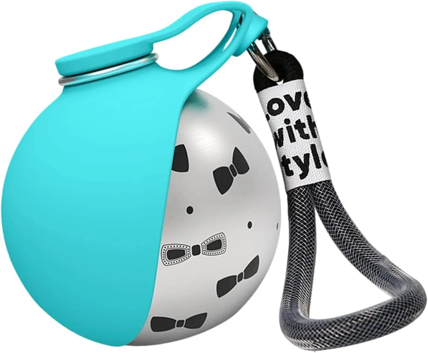 Ultimate Path-Pet Kit: 304 Stainless Steel Kettle + Hook & Foldable Travel Bowl
