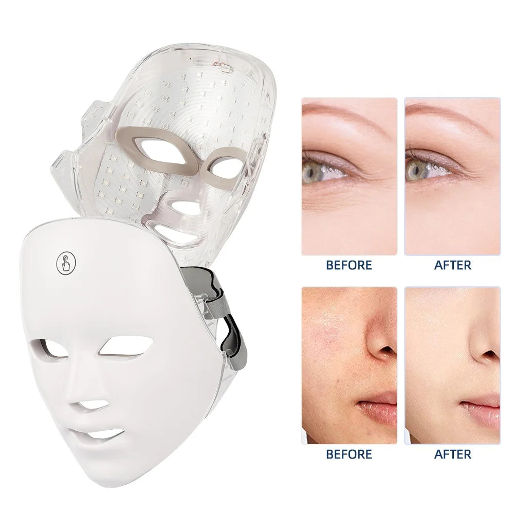 7-Color Radiance Mask | Rechargeable LED Therapy for Instant Lift & Glow